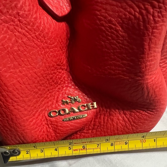COACH PHOEBE HOBO BAG, HOT ORANGE - Picture 13 of 15